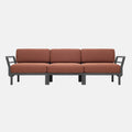 Maximo 3 Seater Sofa By Nardi Outdoor - Tobacco & Cannella Sunbrella