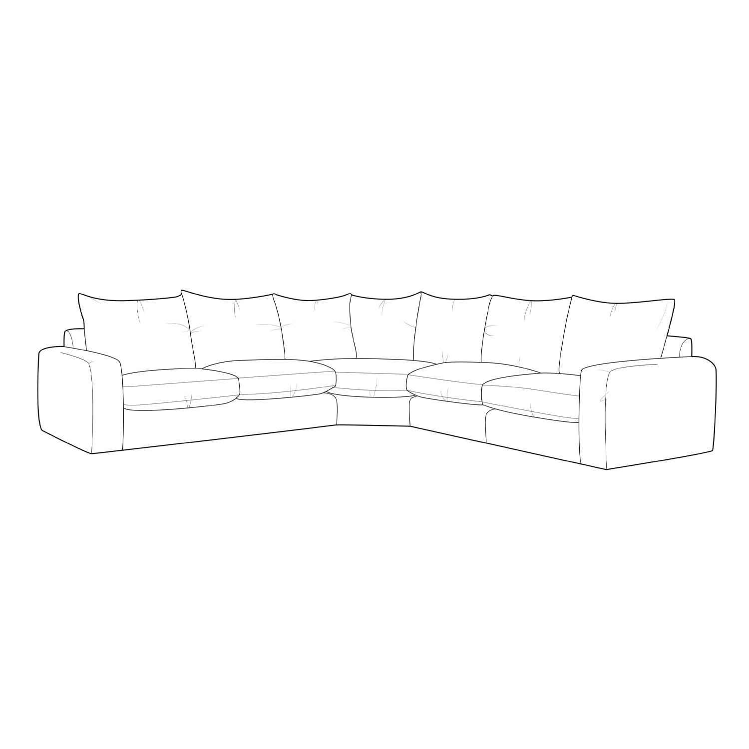 Dora Large Corner Sofa