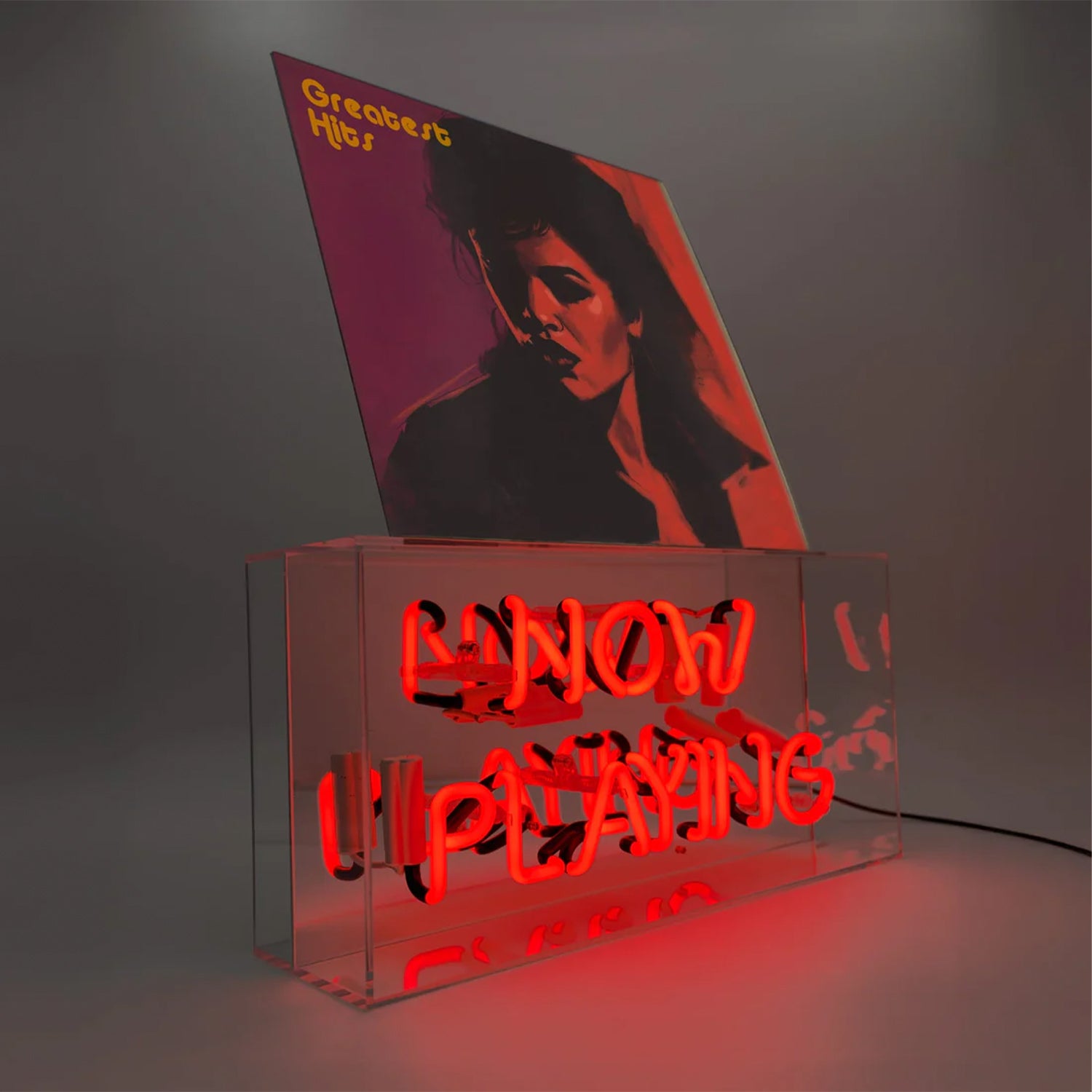 Now Playing Neon Light - Red | Handcrafted Glass Neon Sign | BF Home