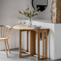 Maurice Folding Dining Table:- 100x75x100cm / Natural
