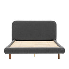 Amia 5ft Kingsize Bed - Charcoal