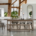 Maurice Extending Dining Table:- 200/250x95x75cm / Smoked