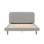 Amia 4ft6 Double Bed - Grey Stone