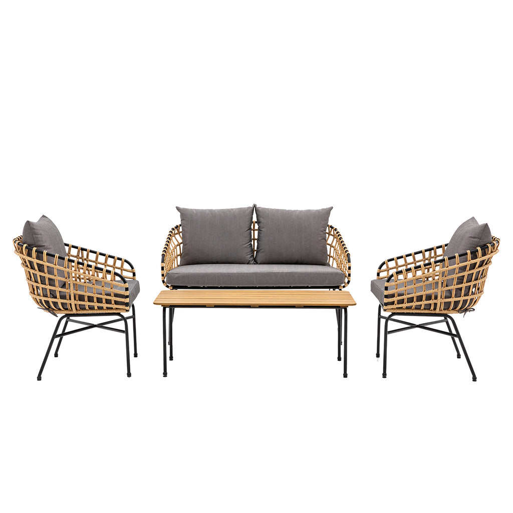 Antigua Lounge Set - Contemporary Garden Funiture