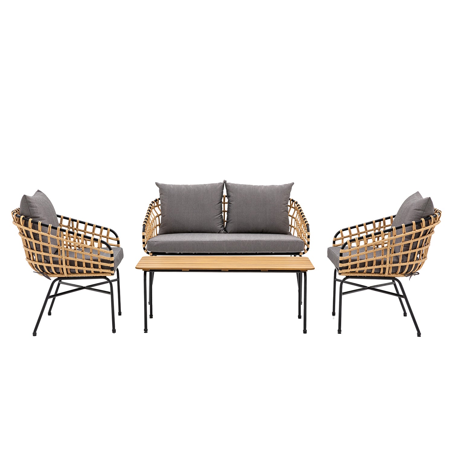 Antigua Lounge Set - Contemporary Garden Funiture