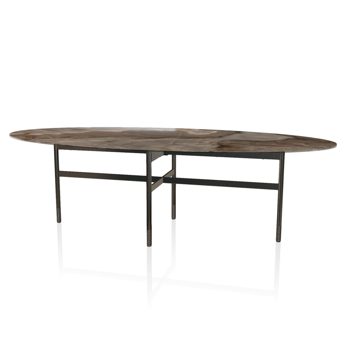 Glamour 250cm Elliptical Table