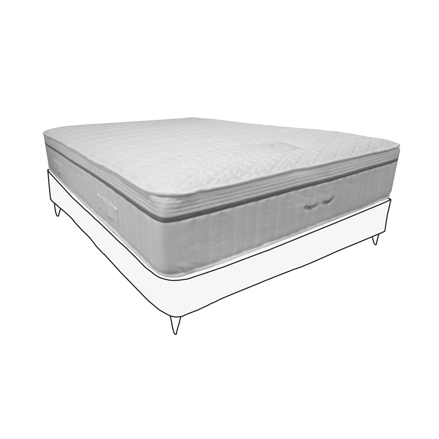 King Size - Mattress & Floating Divan