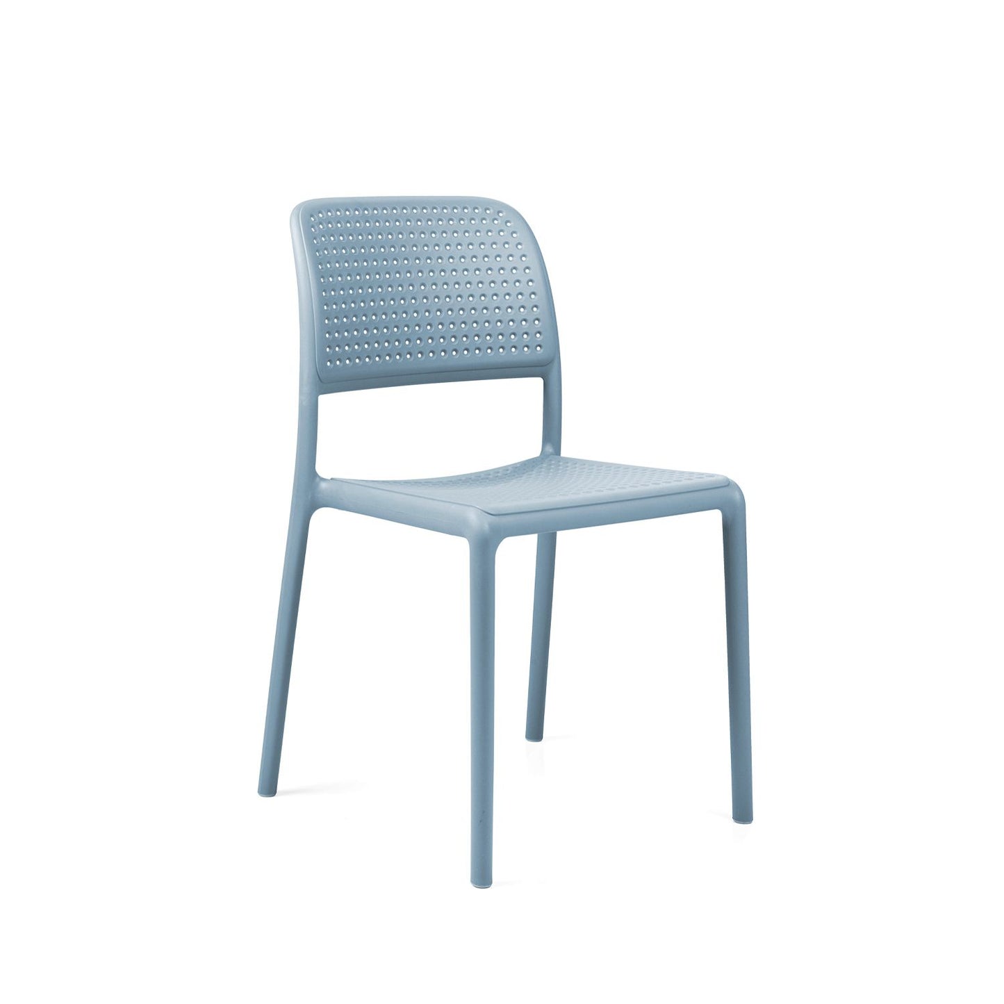 Bora Armless Chair By Nardi - Set Of 6  - Powder Blue
