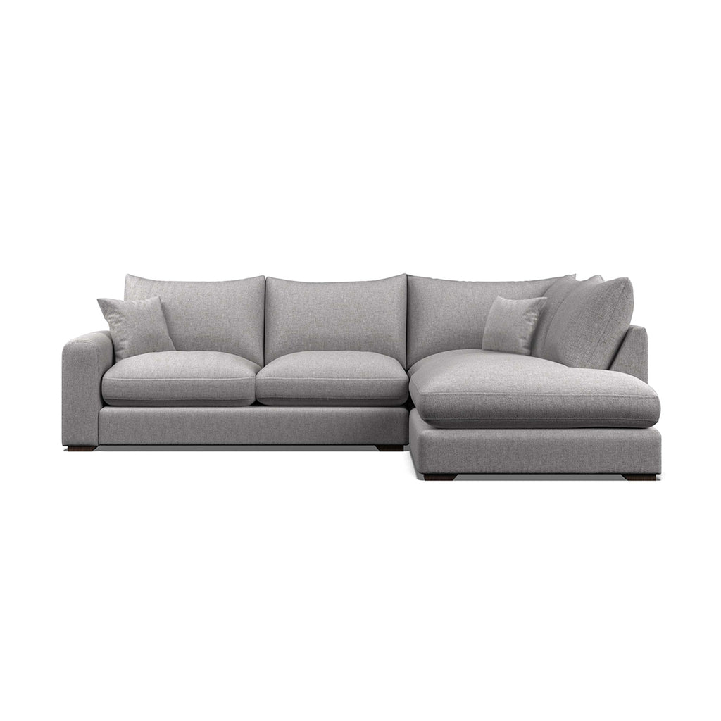LHF Albers Corner Sofa In Grey Fabric On White background