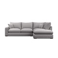 LHF Albers Corner Sofa In Grey Fabric On White background