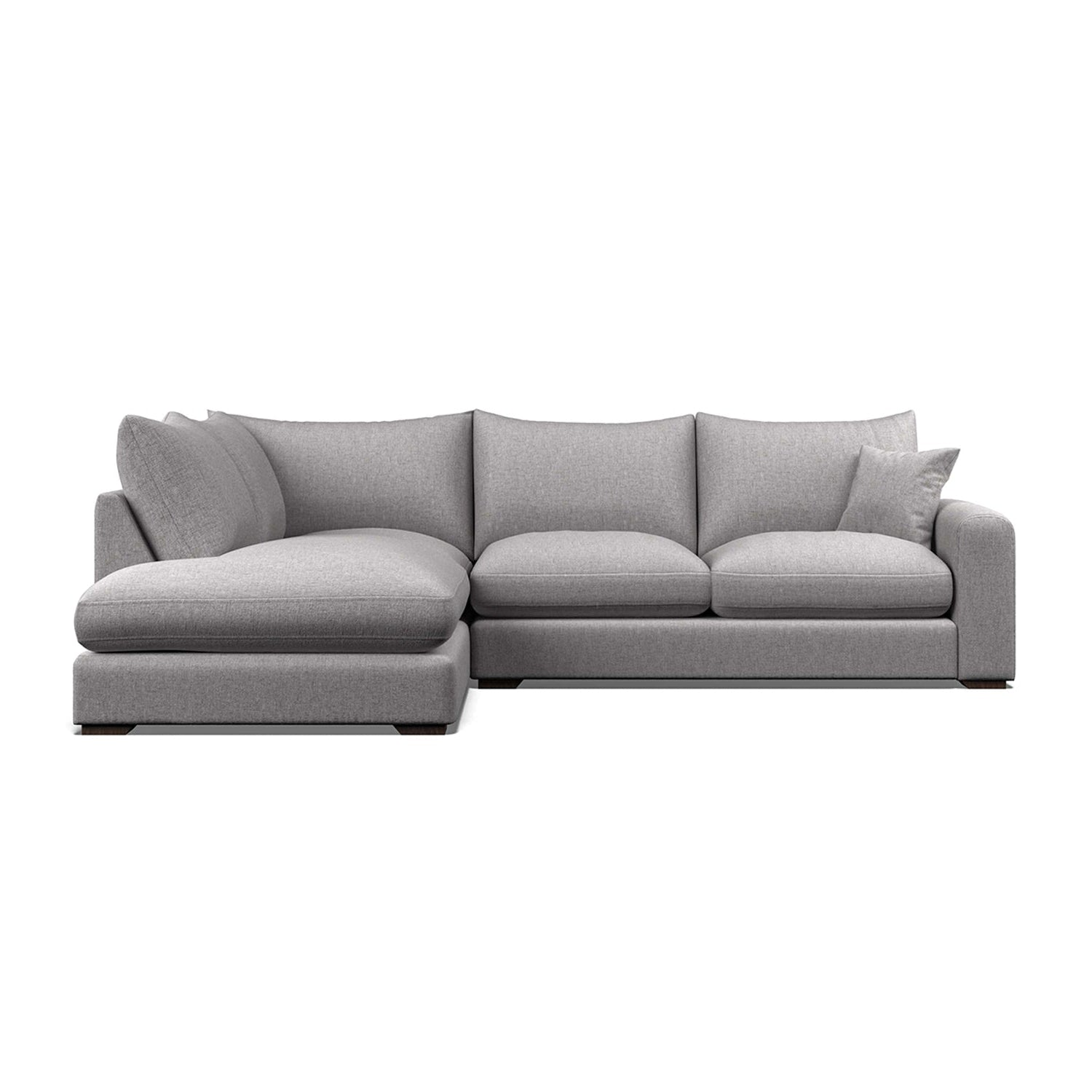 RHF Albers Corner Sofa In grey Fabric On White background