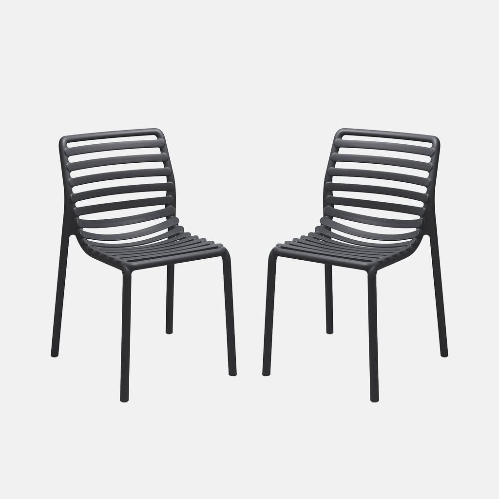Doga Armless Chair By Nardi - Set Of 2