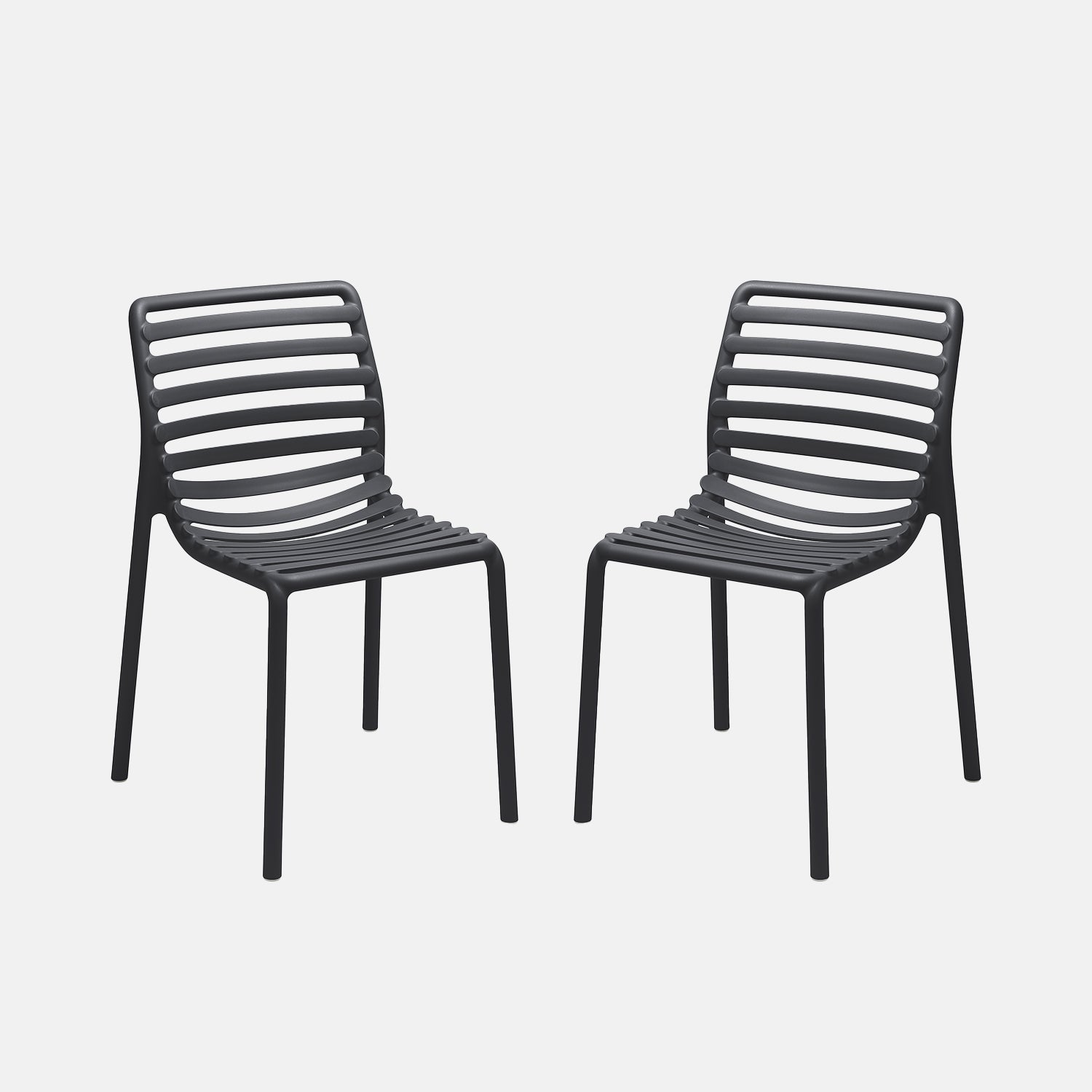 Doga Armless Chair By Nardi - Set Of 2