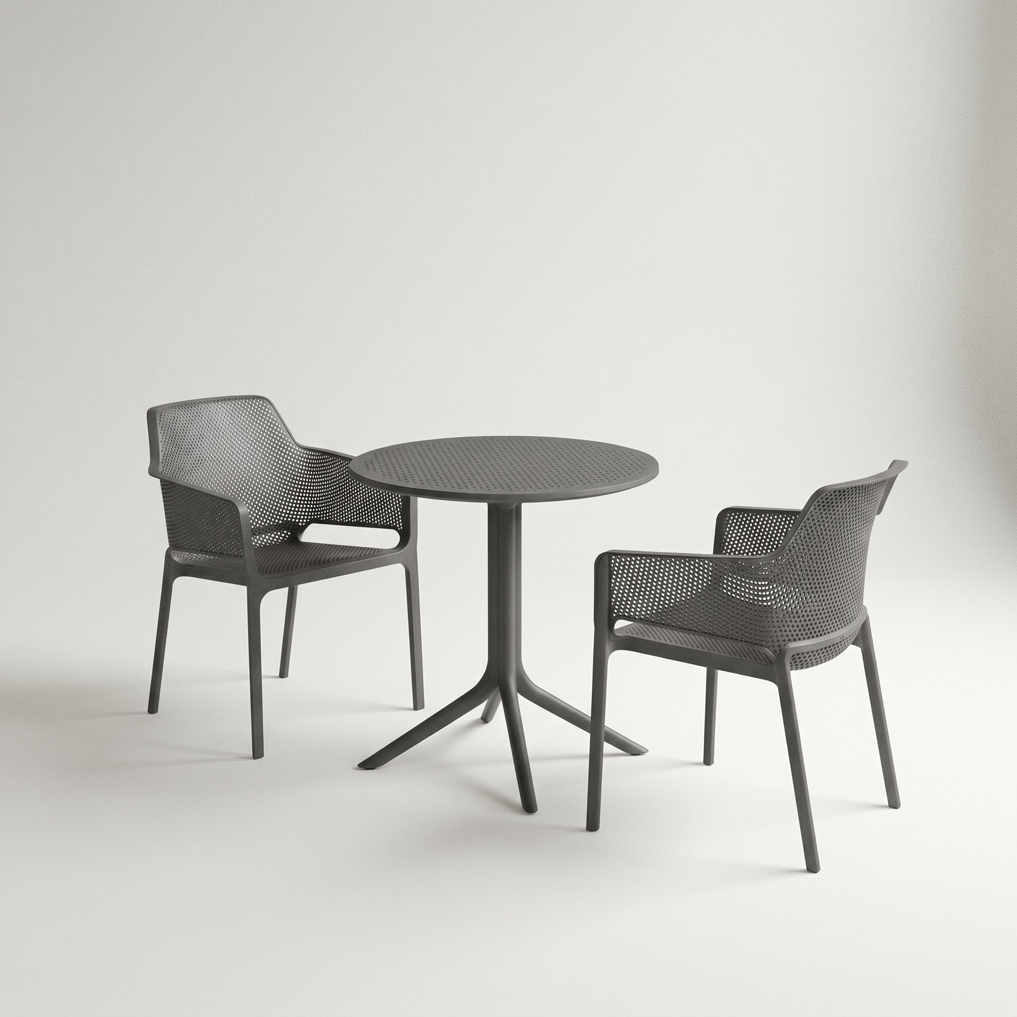 Nardi Garden Set - Step Garden Table & x2 Net Relax Garden Chairs