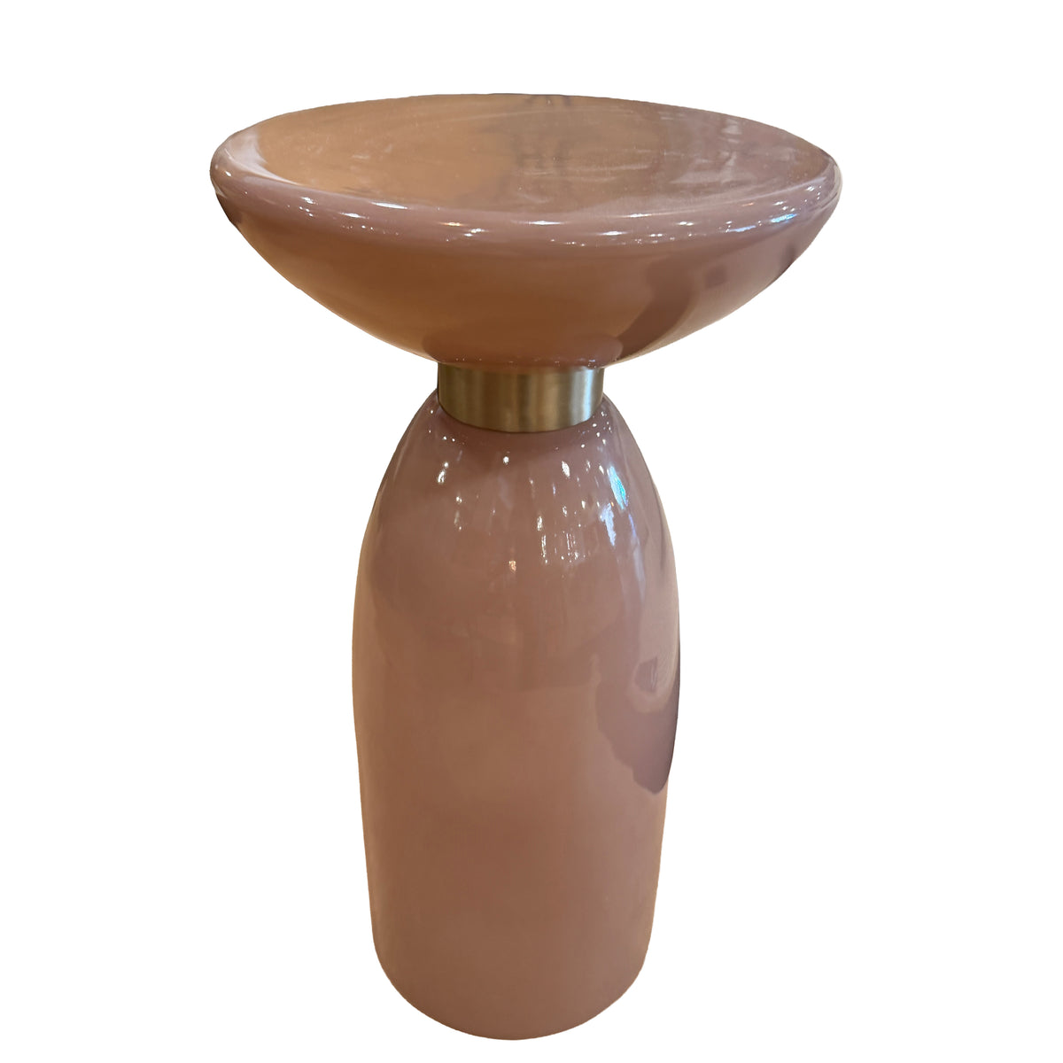 CLEARANCE- Arden Lamp Table - Pink
