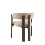 Natural dining chair in modern dining room