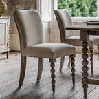 Wallingford Dining Chairs arranged at a dining table, demonstrating how they look when grouped together in a complete dining setting