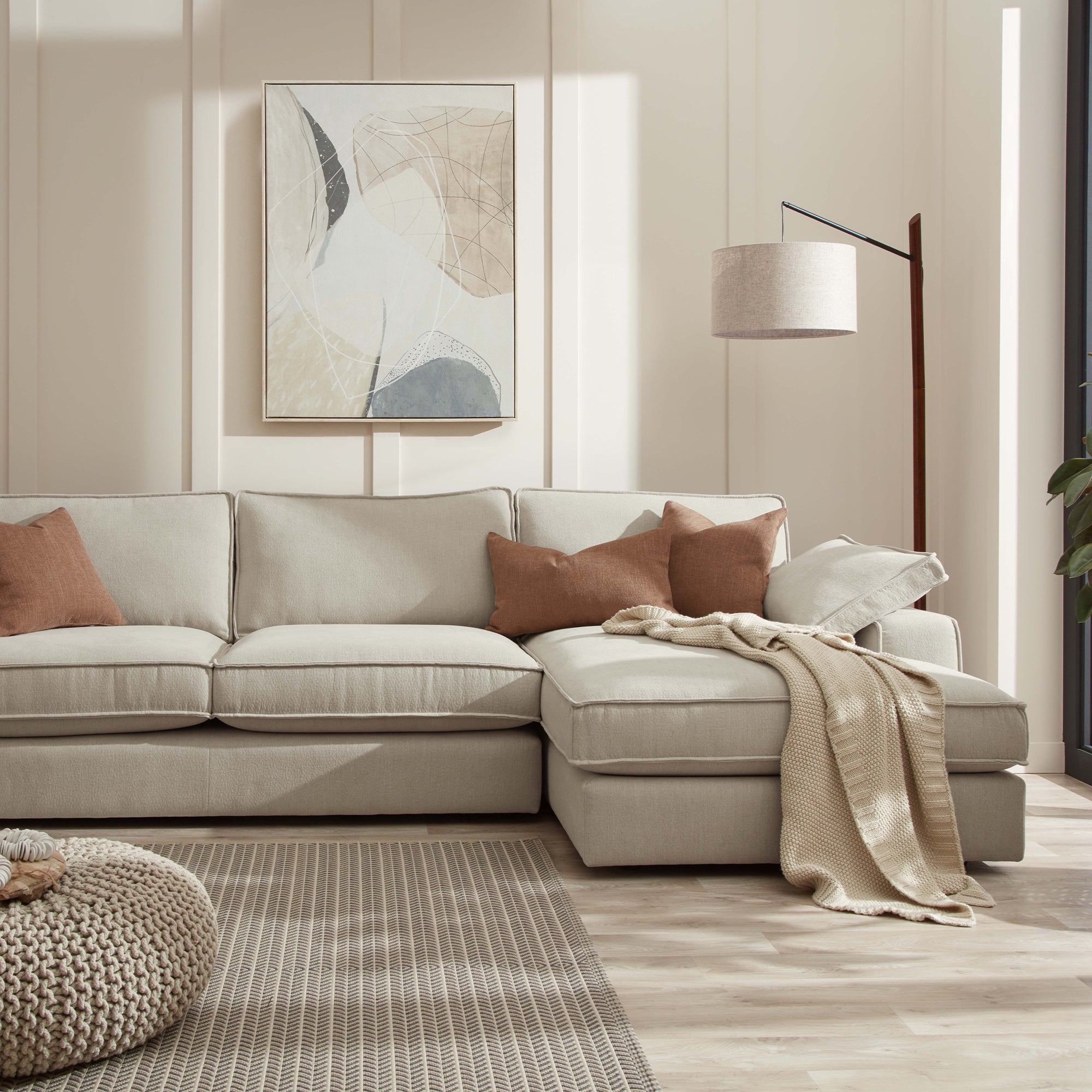 Styled Room Of Astoria Chaise Sofa