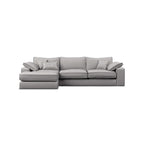 Astoria Large Chaise Sofa left-hand facing with Oxford edge detail and contemporary design
