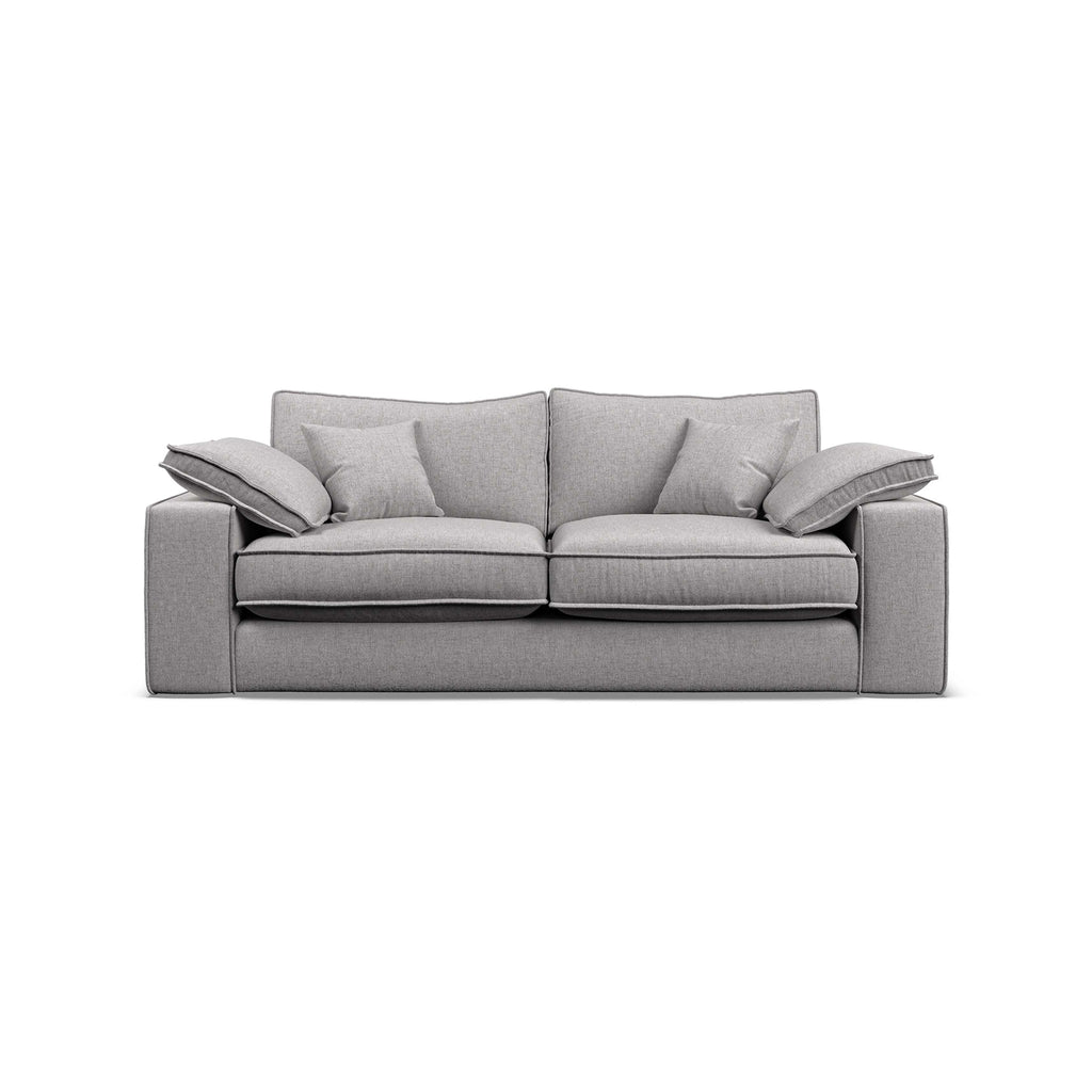 Astoria Large Sofa with Oxford edge detail and feather-filled arm pads i