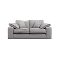 Astoria  Medium Sofa In Grey Fabric On White Background