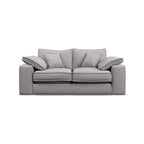Astoria  Medium Sofa In Grey Fabric On White Background