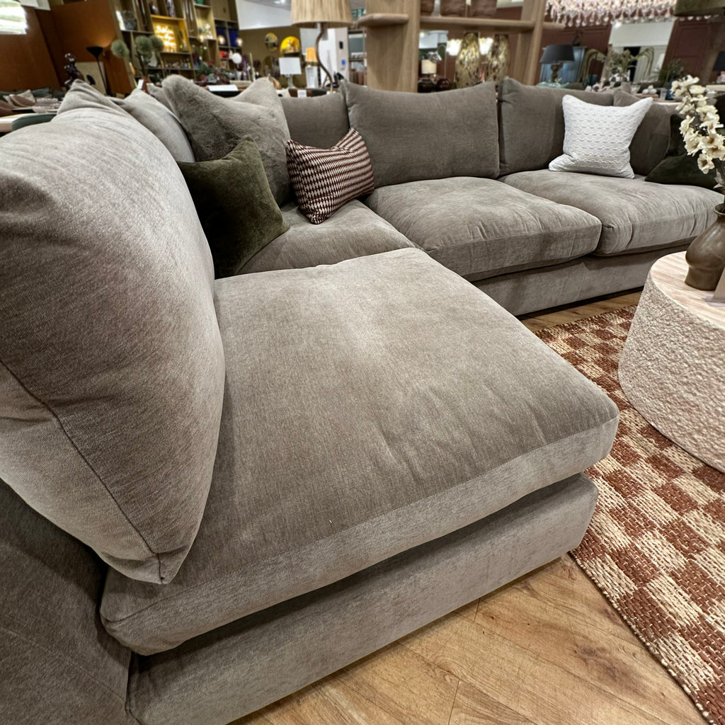 CLEARANCE - Aubrey Sofa  - Corner Unit With Scatter Pack