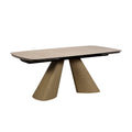 Wandsworth Dining Table - Extending table with a unique base design on a white background