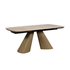 Wandsworth Dining Table - Extending table with a unique base design on a white background