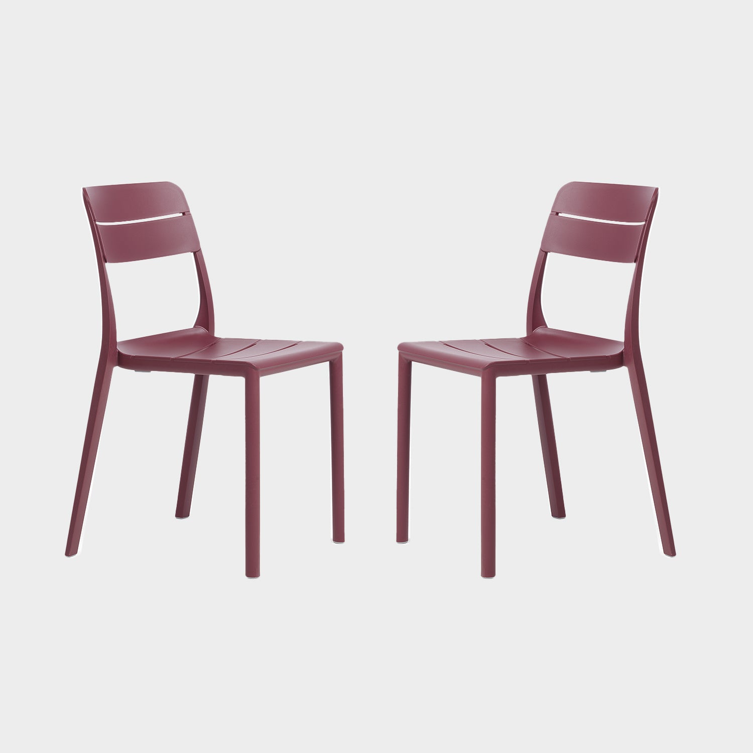 Cassia Armless Chair By Nardi - Set Of 2