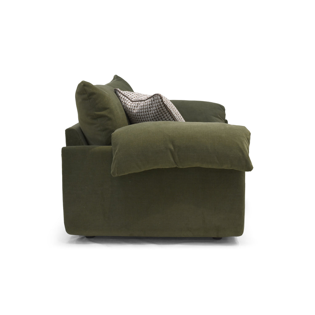 Side View Of The Bayswater Medium Sofa On White Background