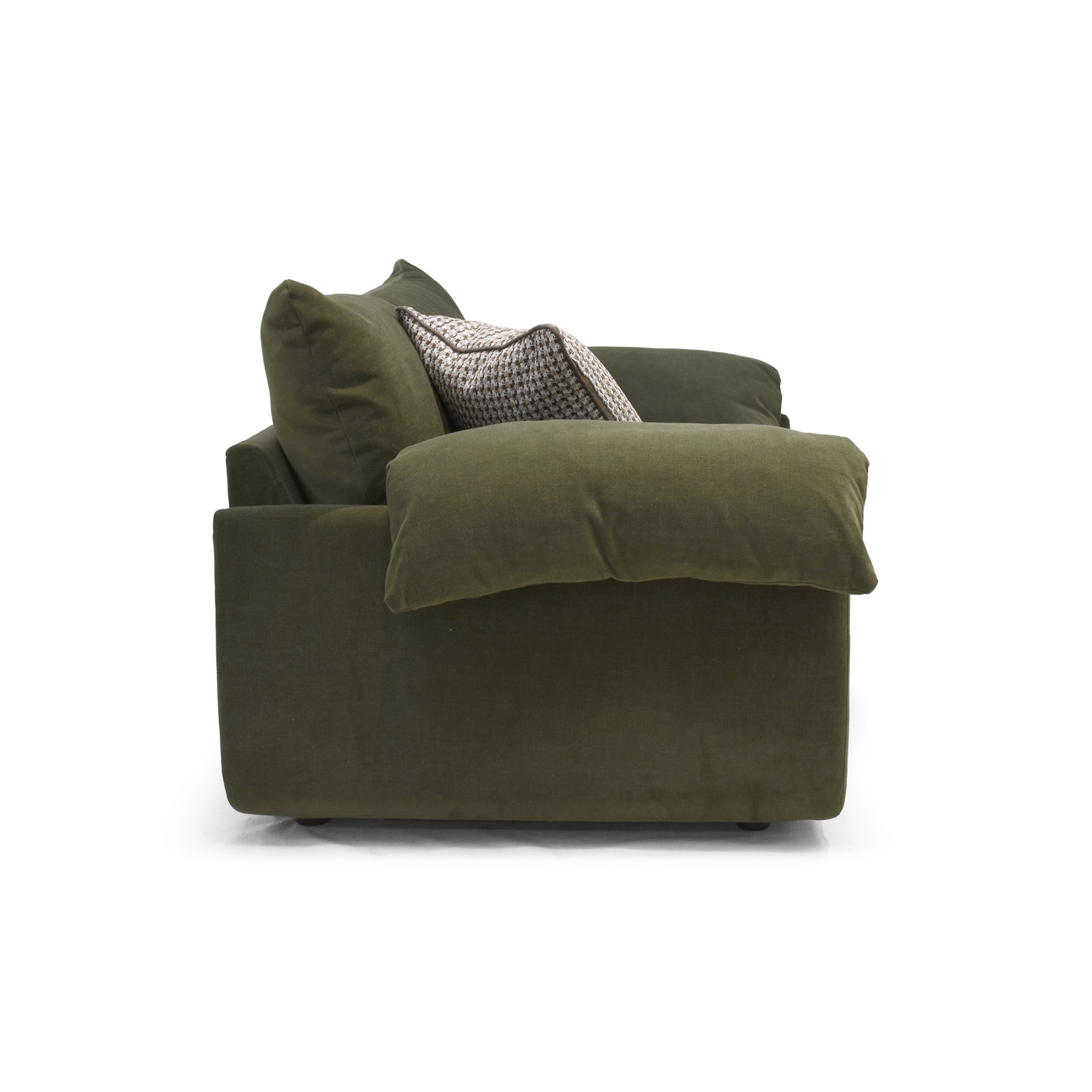 Side View Of The Bayswater Medium Sofa On White Background