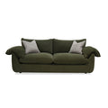 Bayswater Sofa - Medium Matt Chenille Olive On A White Background
