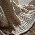 Luxury beige upholstered bedstead with minimalist styling
