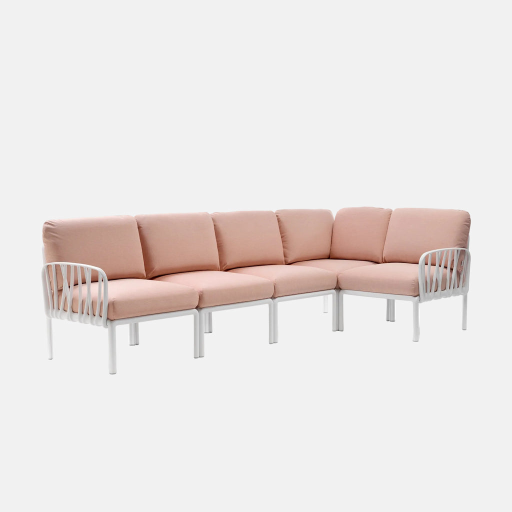 Nardi Komodo 5 Corner Sofa - With Rosa Cushions