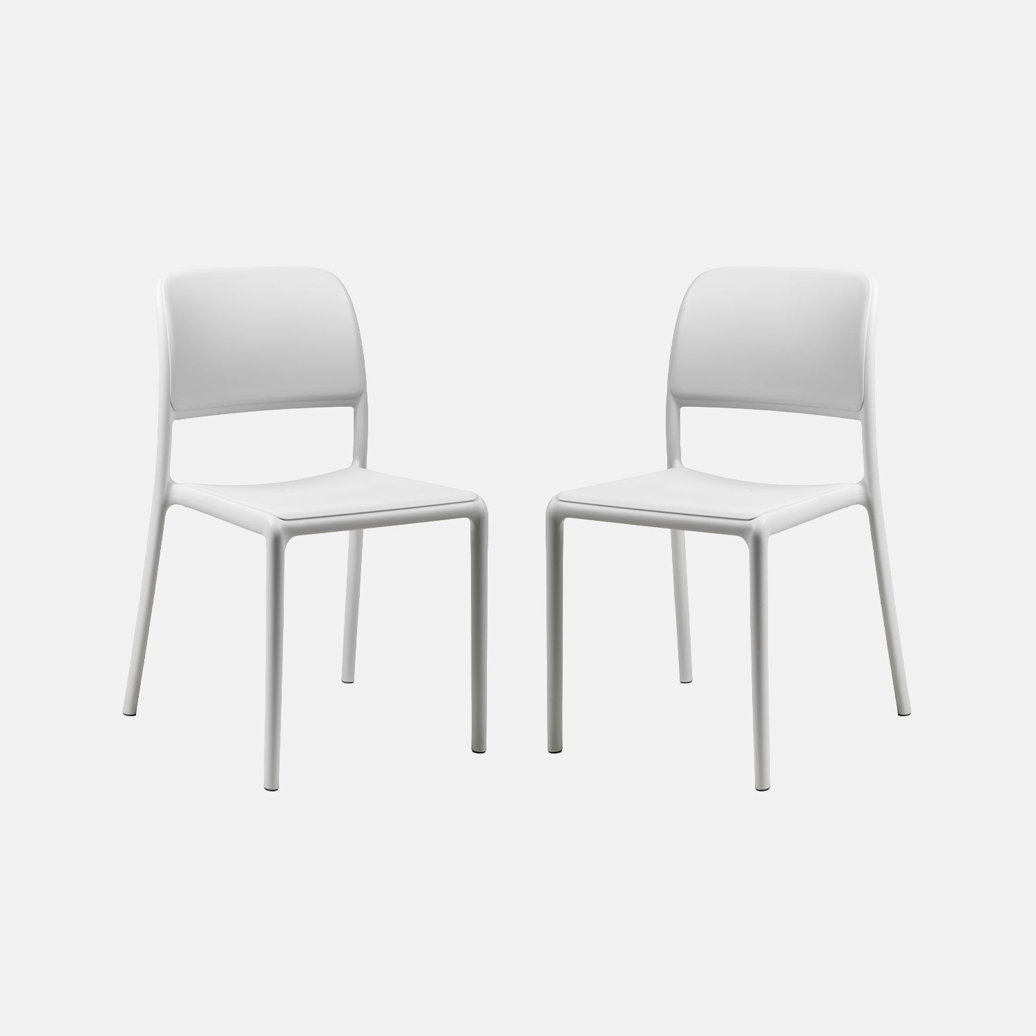 Riva Armless Chair By Nardi - Set of 2