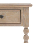 Lime Wash Bobbin Leg Artisan 1 Drawer Bedside