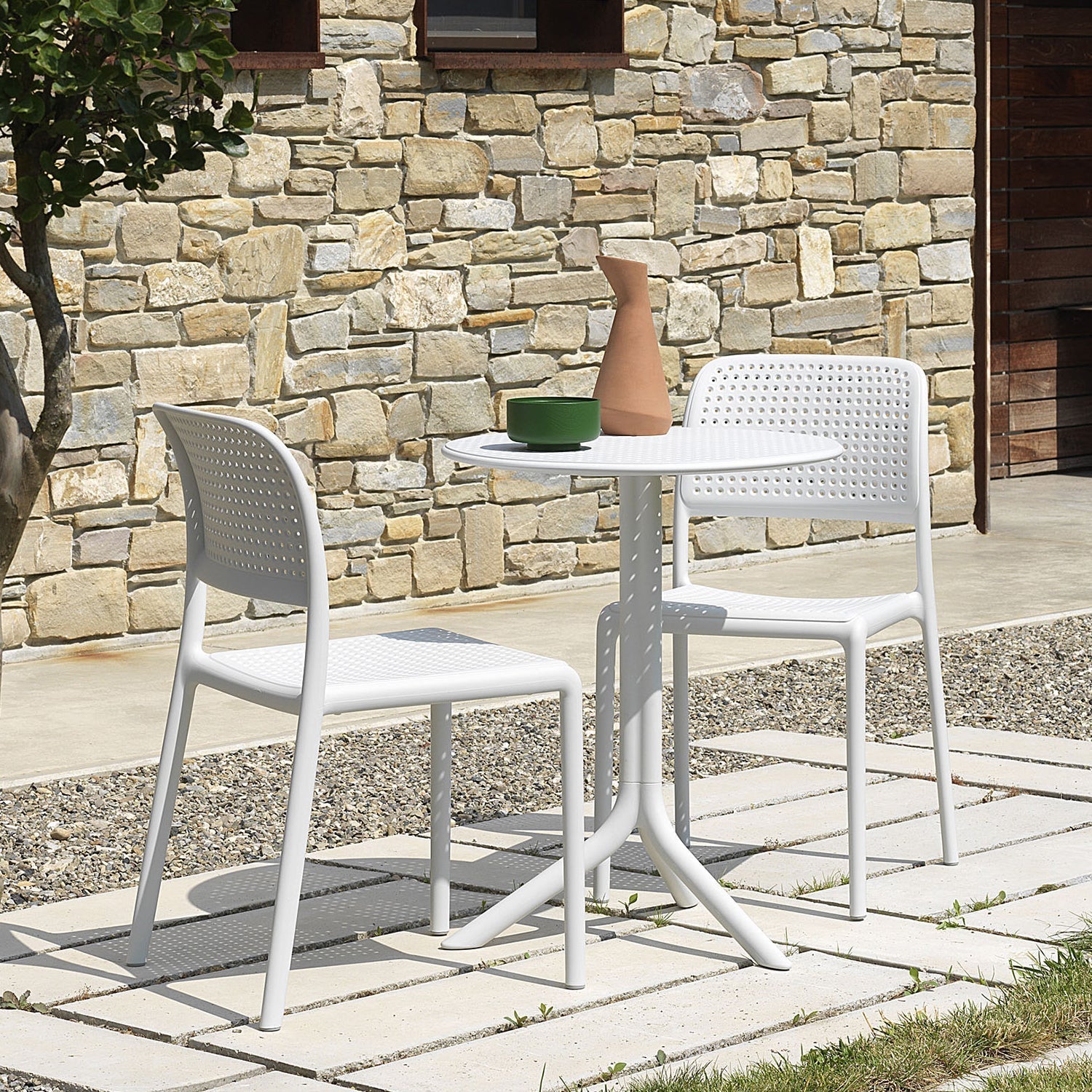 Nardi Bora Bistrot Garden Set in White