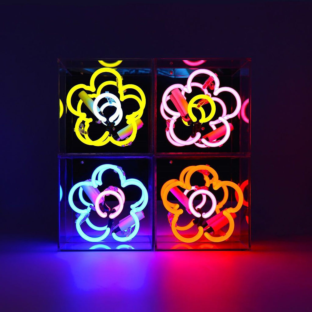 Daisy Mini Glass Neon Light
