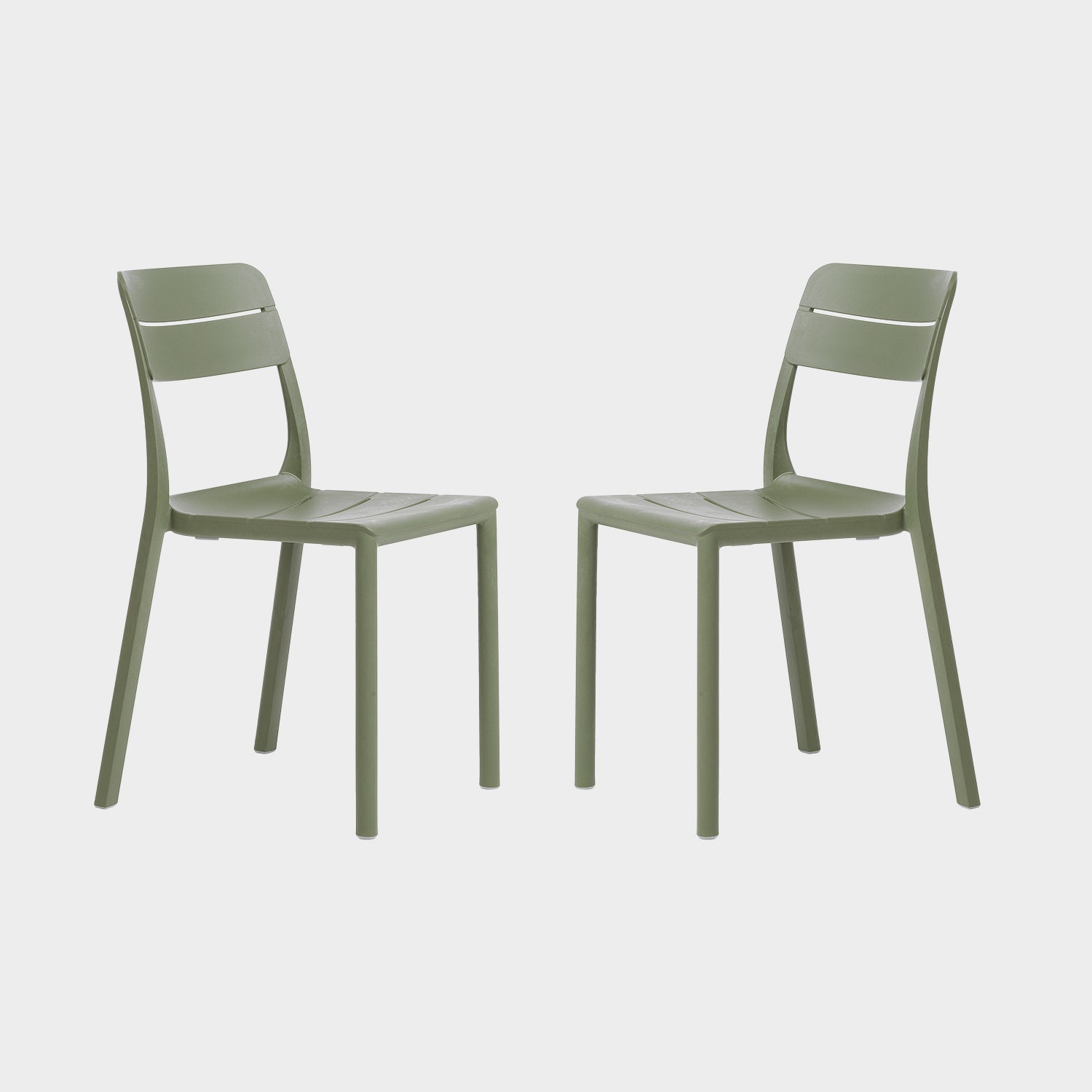 Cassia Armless Chair By Nardi - Set Of 2