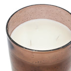 Decorative large brown candle for home interior styling