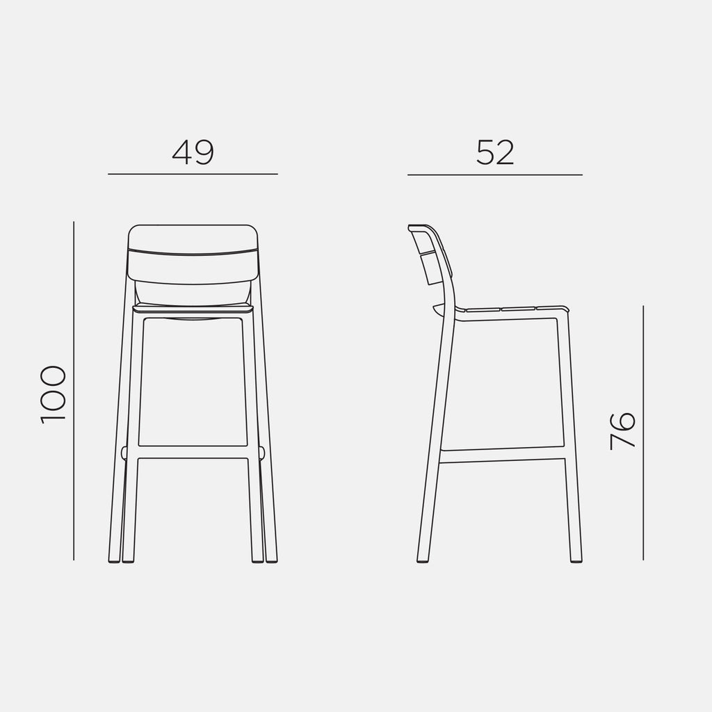 Cassia Stool By Nardi Outdoor