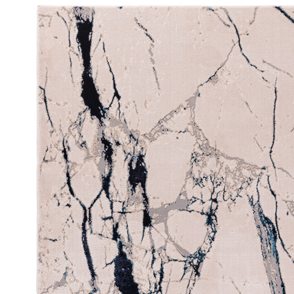 Floor Rug - Quake Metallic Blue