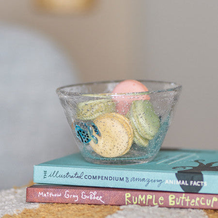 Fish bowl designed to elevate everyday table settings.