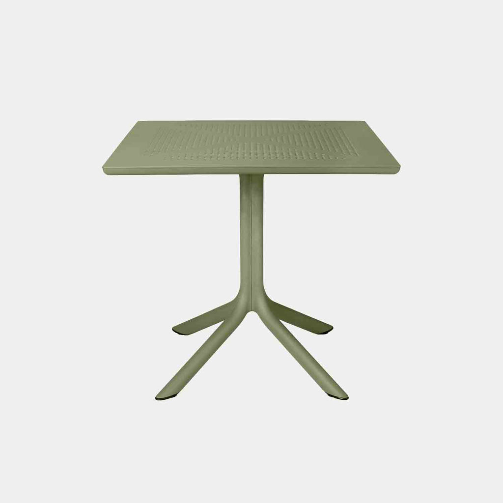 Nardi Garden Set - Clip 80cm Garden Table & x2 Net Relax Garden Chairs