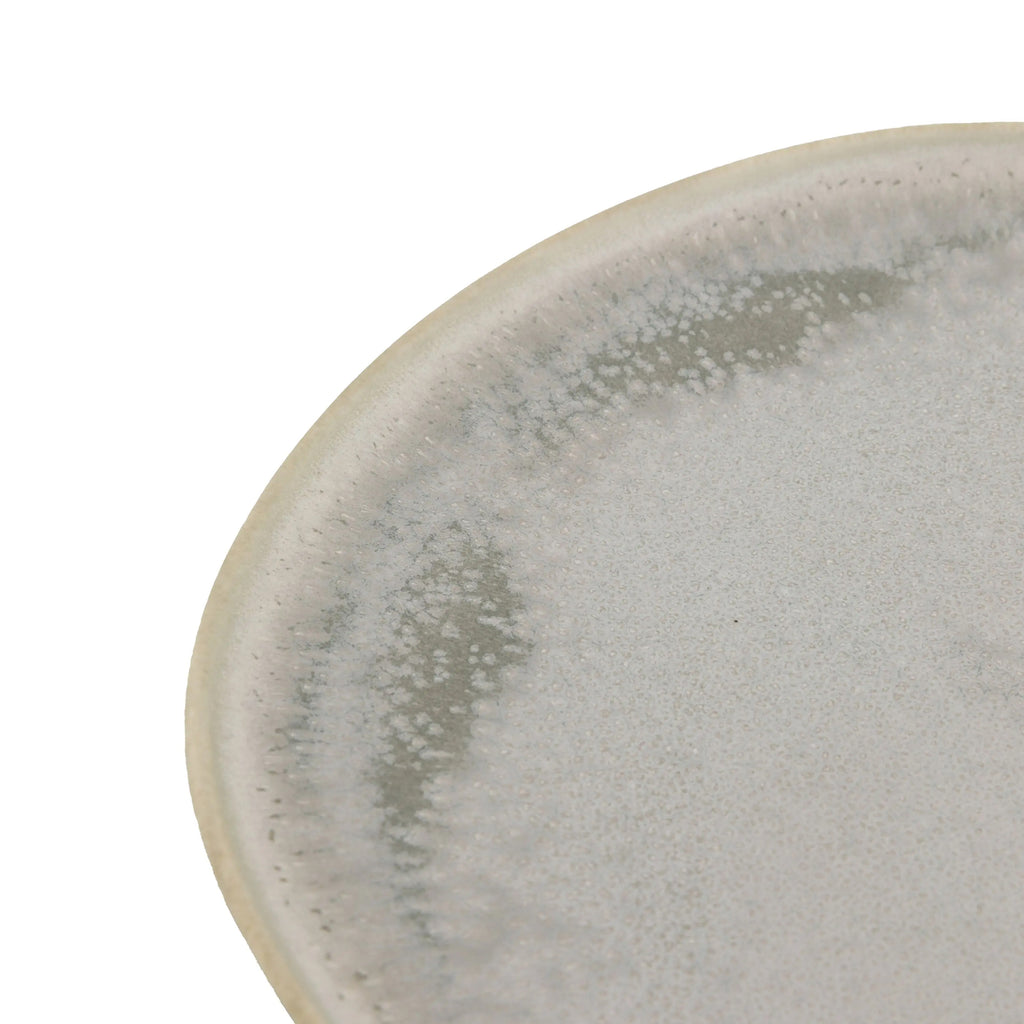 Modern dove grey ceramic side plate