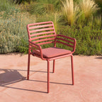 The net garden chair is comfy already but add a cushion and wow, you're ready for your 5 course outdoor dinner!
