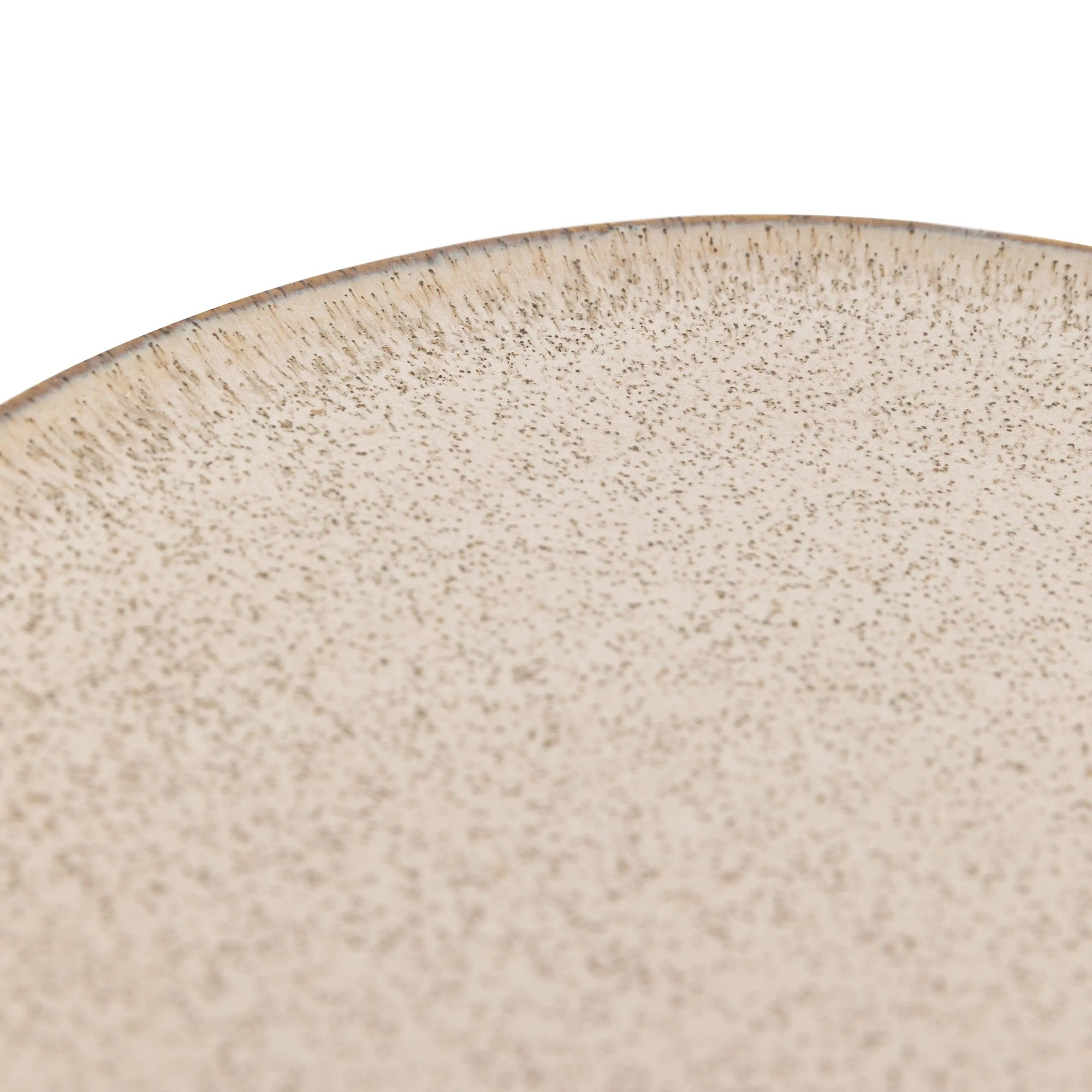White Oatmeal Dinner Plate for Modern Dining