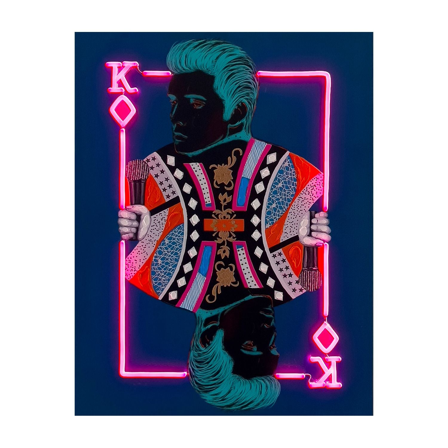 Elvis LED Neon Painting - Small