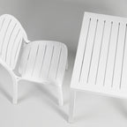 Environmentally friendly Cube 70 Table with a durable, recyclable surface